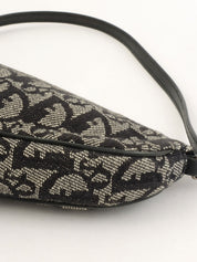 トロッターパターンサドルポーチ ブラック