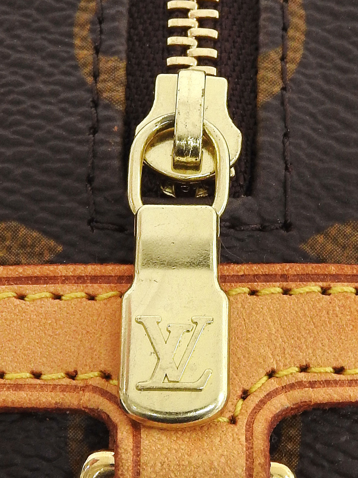 2000 Canvas Monogram Truth Wapiti Brown