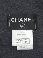 カーフスキンCCマークライダースジャケット ブラック