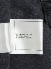 カーフスキンCCマークライダースジャケット ブラック