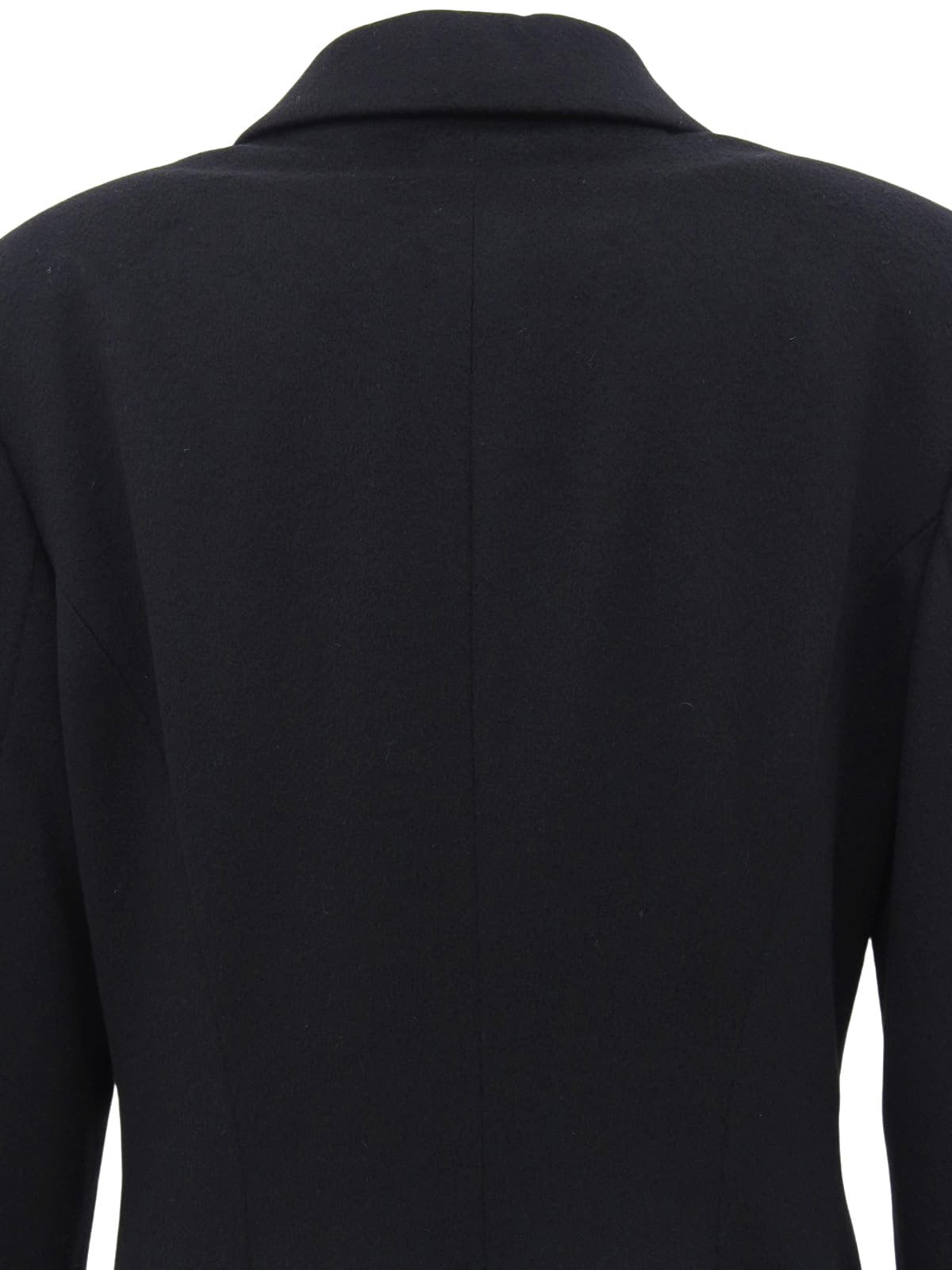 1993年製 カシミアCCマークボタンコート ブラック