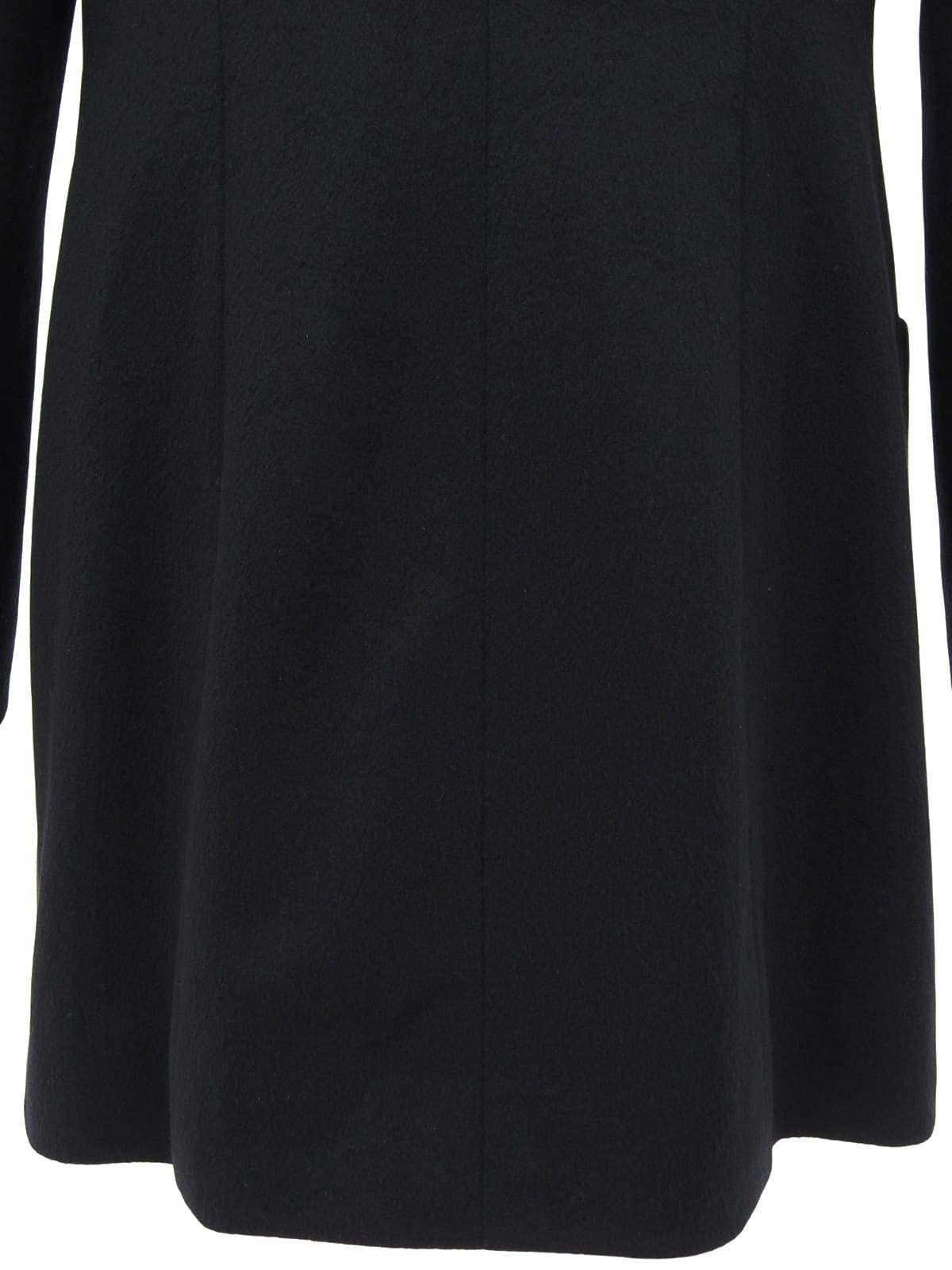 1993年製 カシミアCCマークボタンコート ブラック