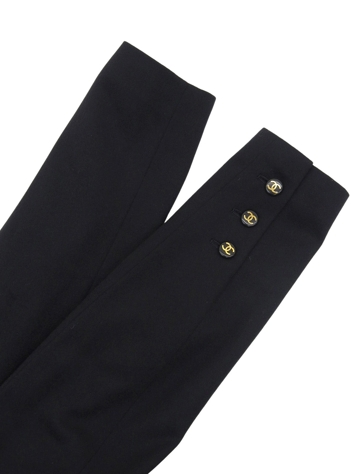 1993年製 カシミアCCマークボタンコート ブラック