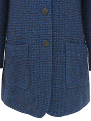 1997年製 CCマークデザインボタンジャケット ブルー/ブラウン