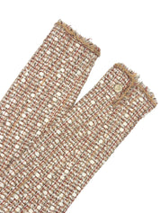 2006年製 ツイードCCマークボタンセットアップ ベージュ/ホワイト/マルチ