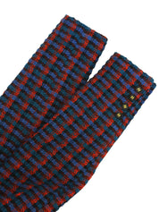 1995年製 チェックパターンCCマークボタンアンサンブル ブルー/レッド/ブラック