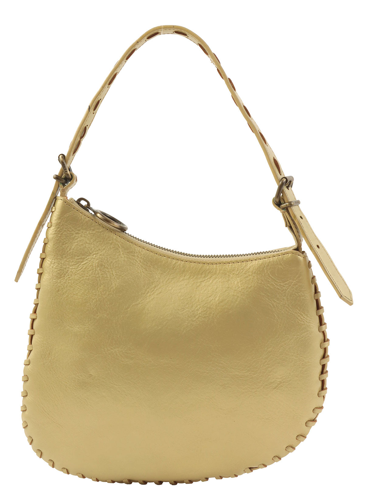 セレリアステッチショルダーバッグ ゴールド