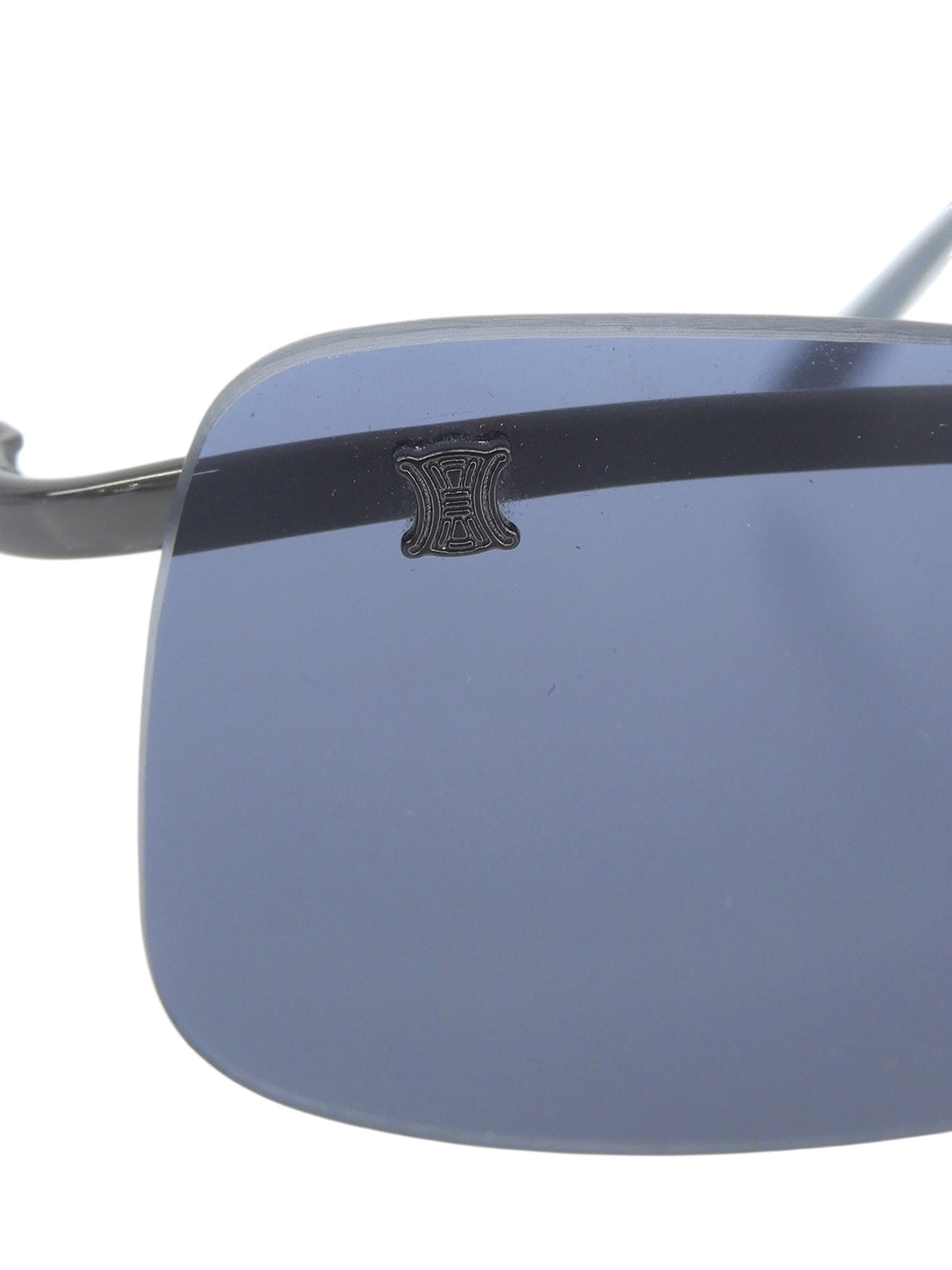 マカダムプレートリムレスサングラス ブラック