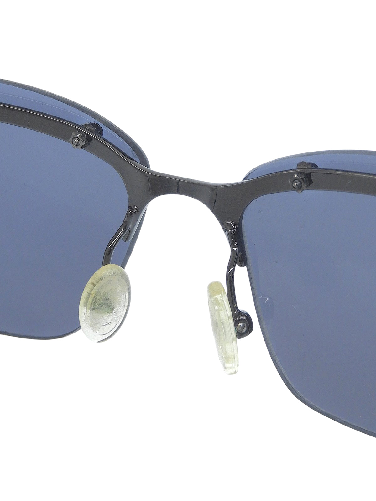 マカダムプレートリムレスサングラス ブラック