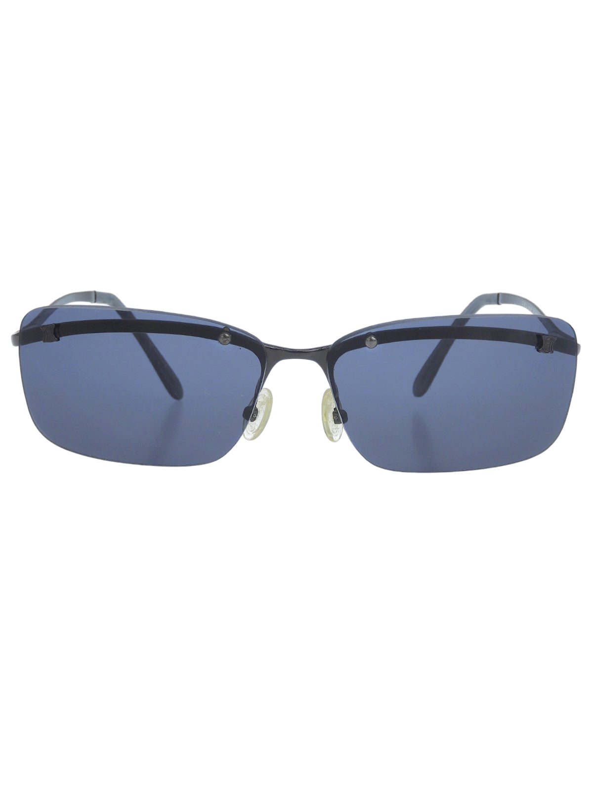 マカダムプレートリムレスサングラス ブラック