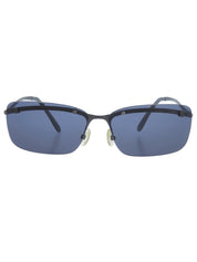 マカダムプレートリムレスサングラス ブラック