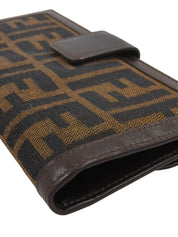 ズッカパターンロングウォレット ブラウン