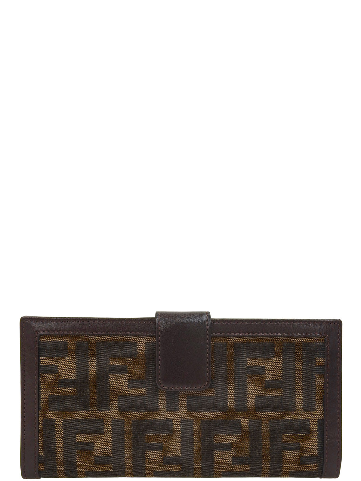 ズッカパターンロングウォレット ブラウン