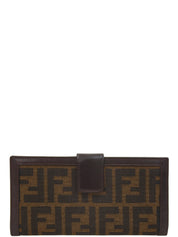 ズッカパターンロングウォレット ブラウン