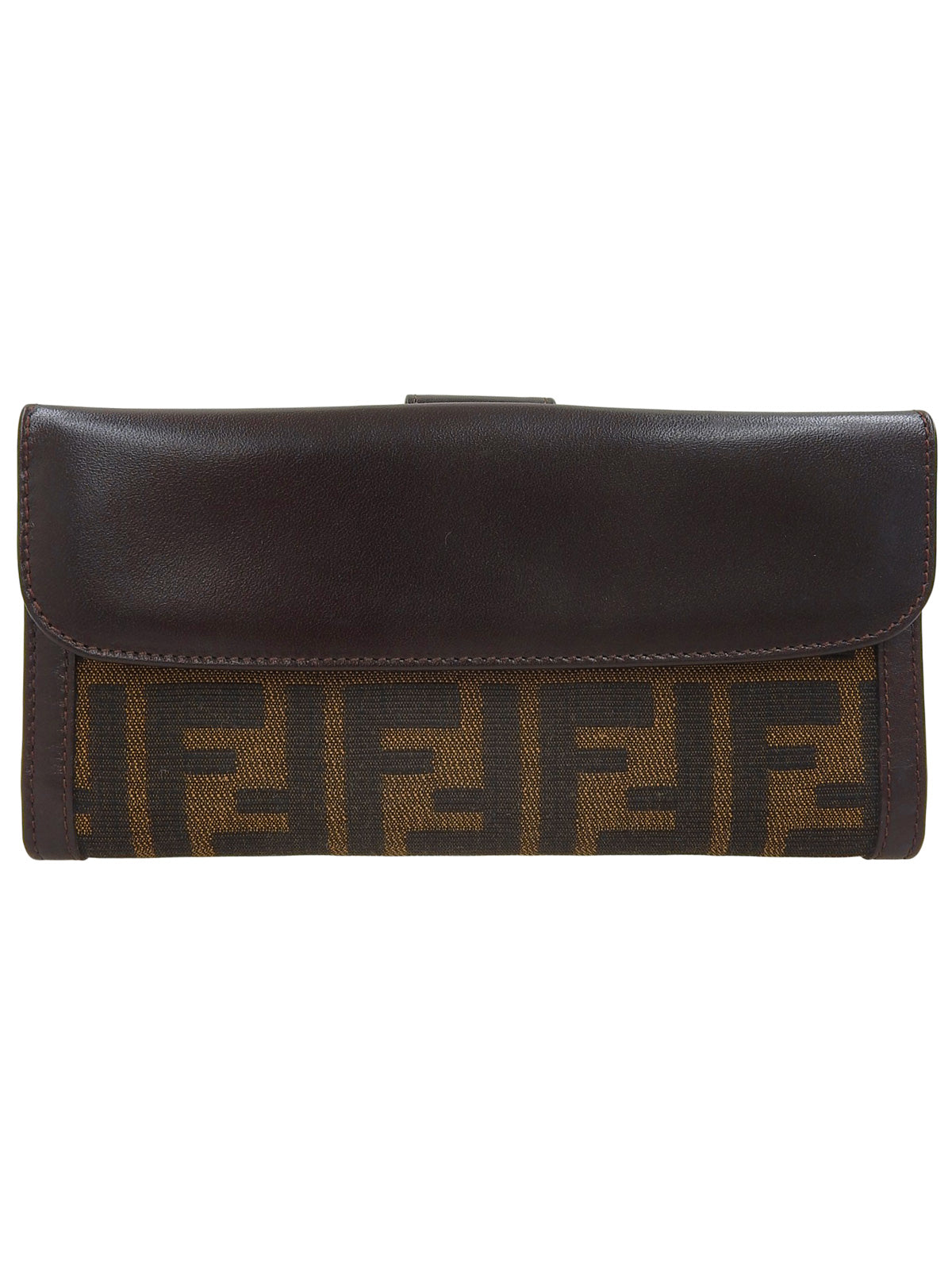 ズッカパターンロングウォレット ブラウン