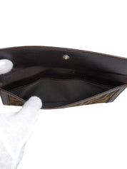 ズッカパターンロングウォレット ブラウン