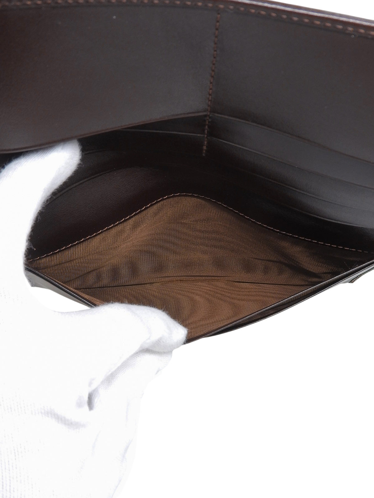 Zucca 图案长款钱包 棕色