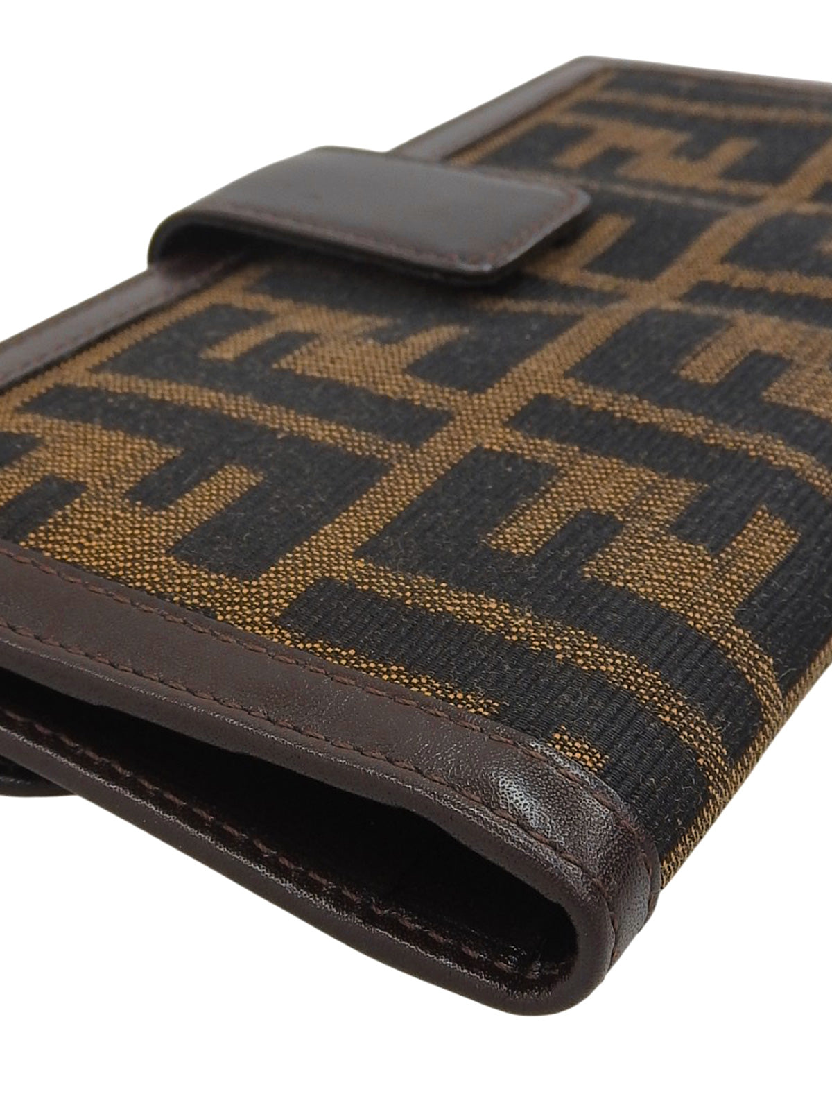 Zucca 图案长款钱包 棕色