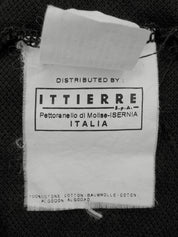 Medusa Embroidered Polo Shirt in Black