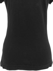 Medusa Embroidered Polo Shirt in Black