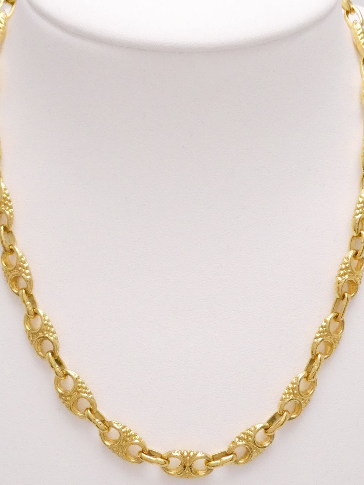 マカダムチェーンネックレス ゴールド