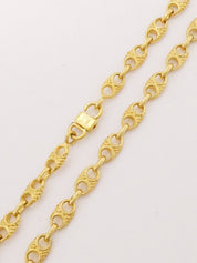 マカダムチェーンネックレス ゴールド