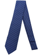 デザインパターンネクタイ ブルー/ネイビー