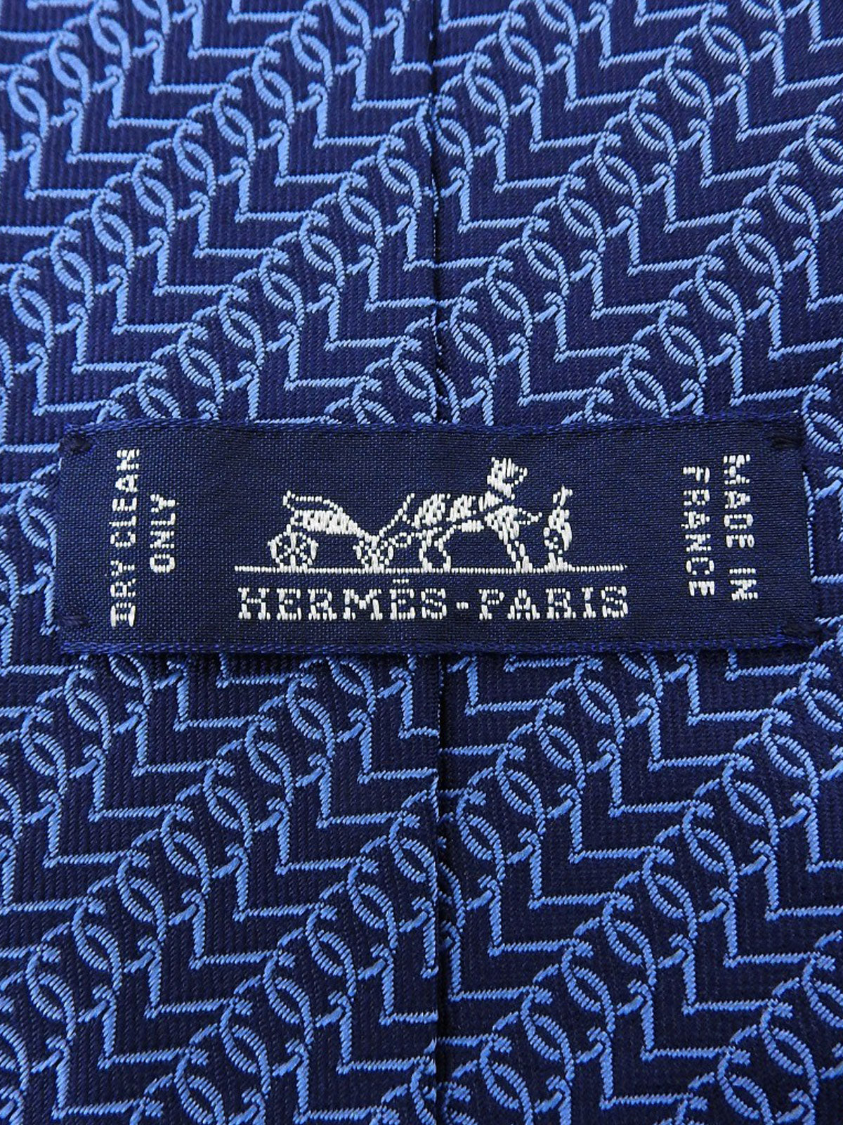 デザインパターンネクタイ ブルー/ネイビー