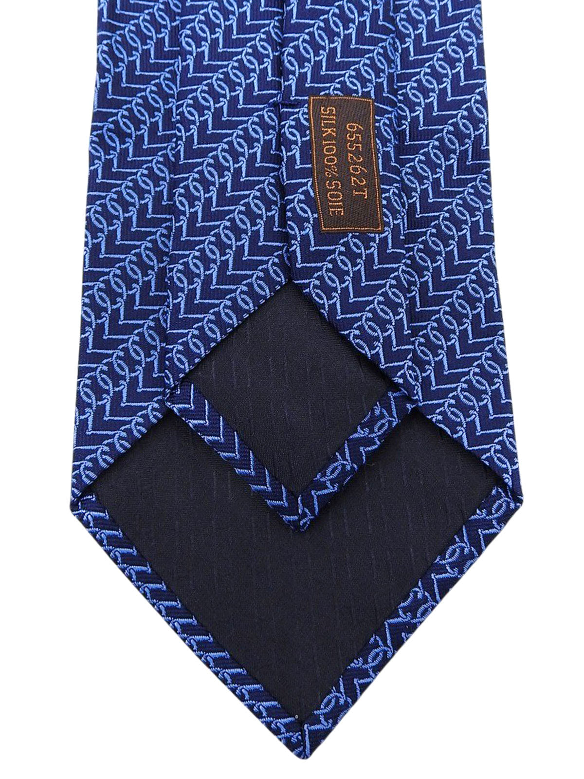 デザインパターンネクタイ ブルー/ネイビー