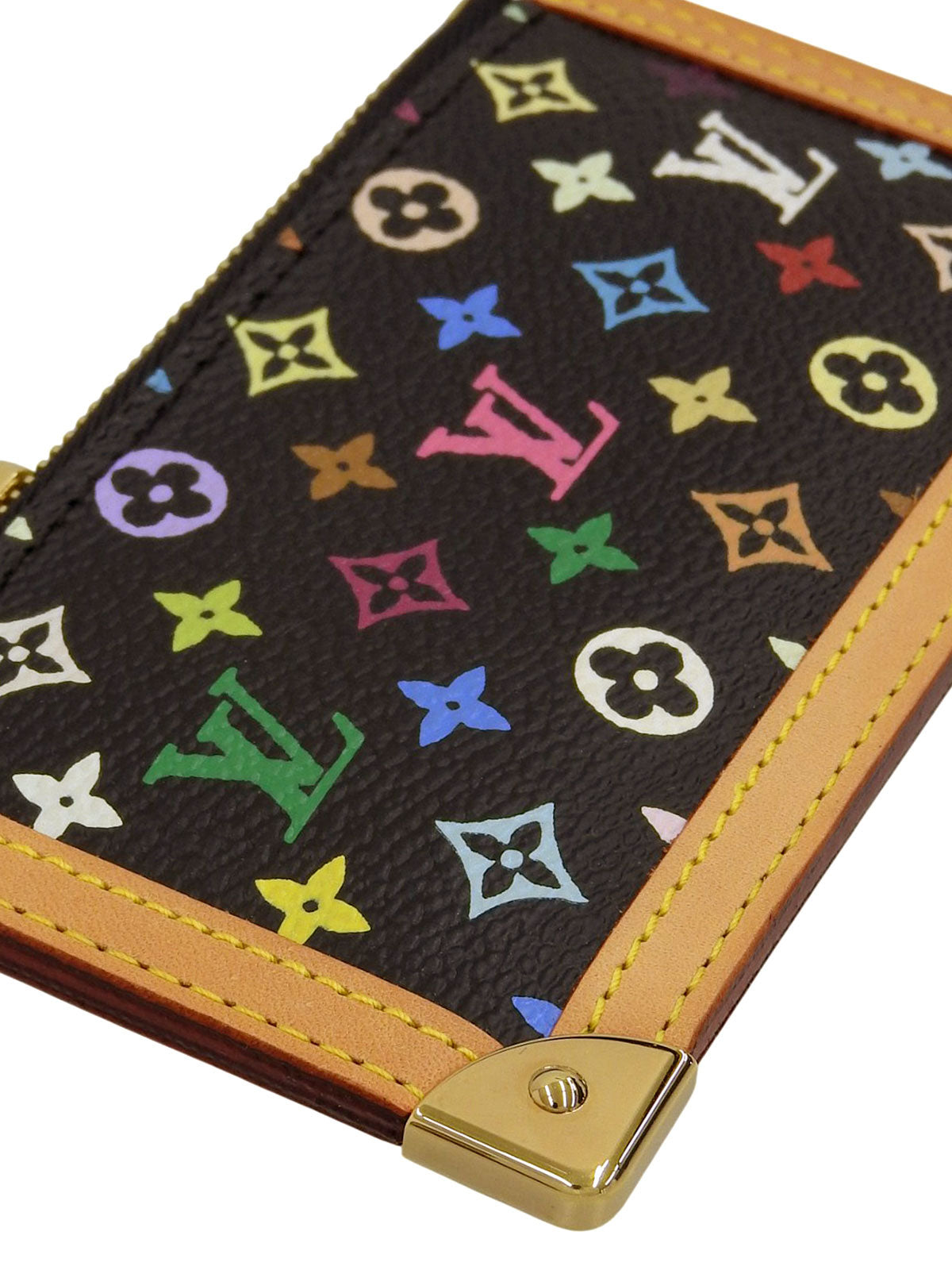 2003 年 Monogram 多色手拿包 Cle Noir