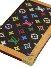 2003 年 Monogram 多色手拿包 Cle Noir