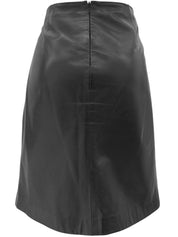 Leather Skirt Black