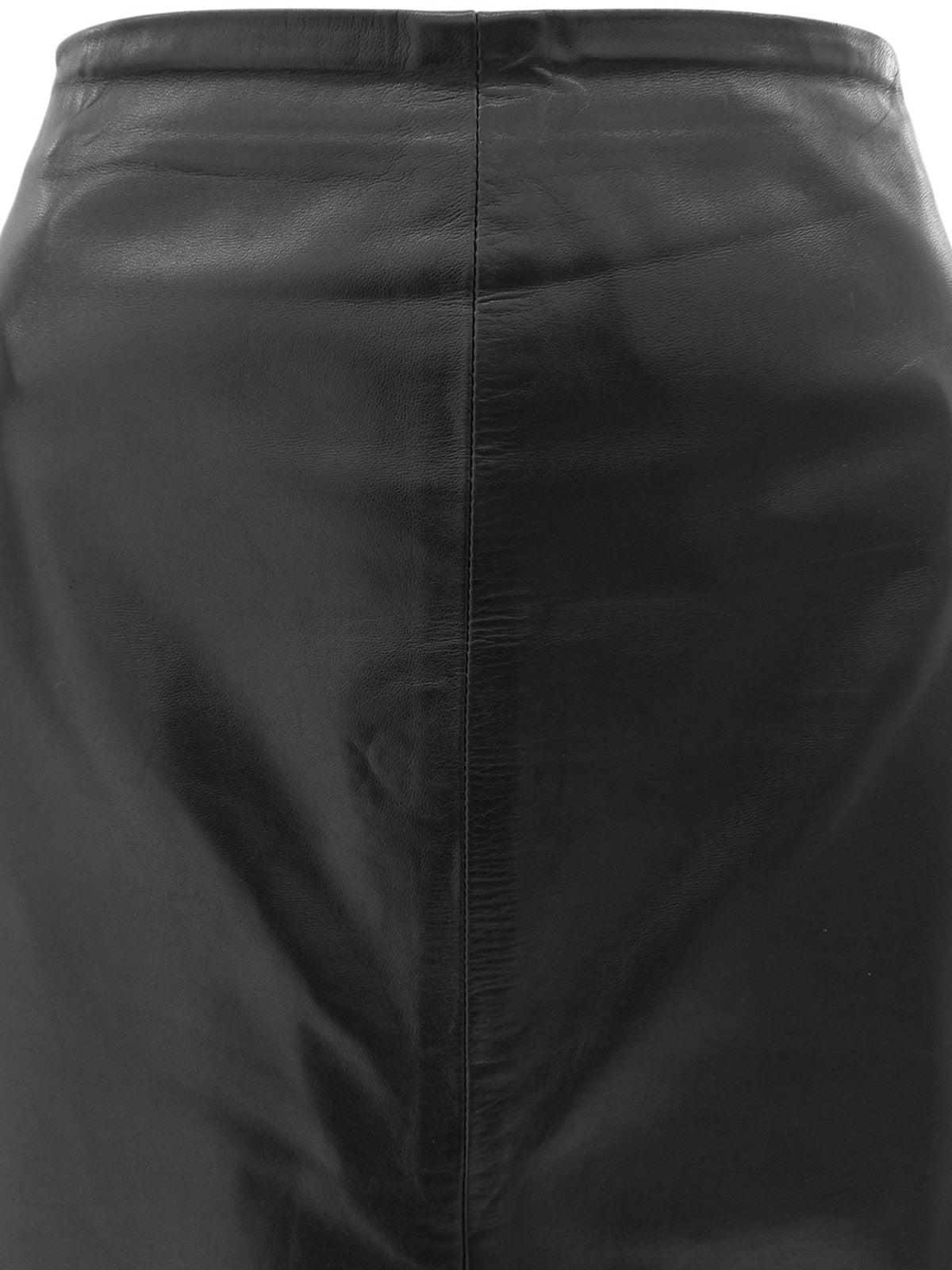 Leather Skirt Black