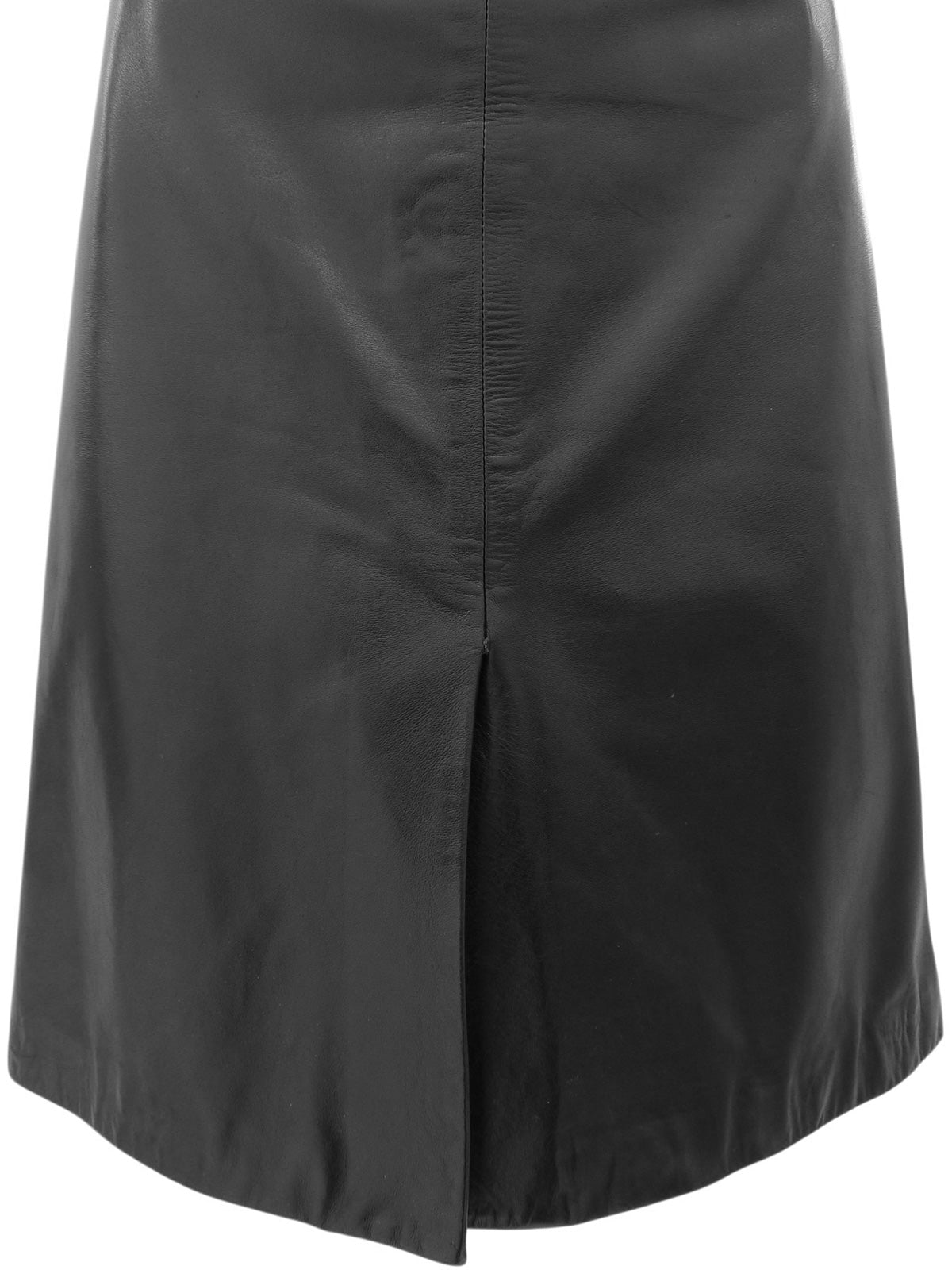 Leather Skirt Black