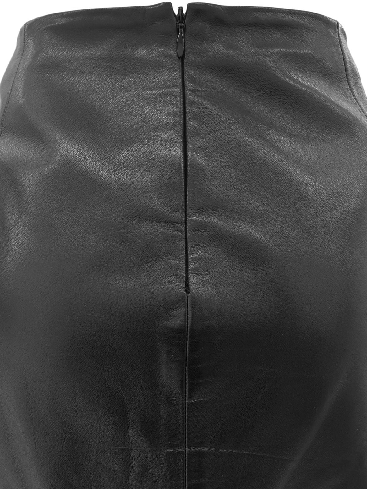Leather Skirt Black