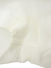 White Rhinestone Flower Design T-shirt