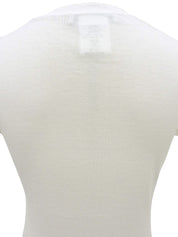 ラインストーンフラワーデザインTシャツ ホワイト