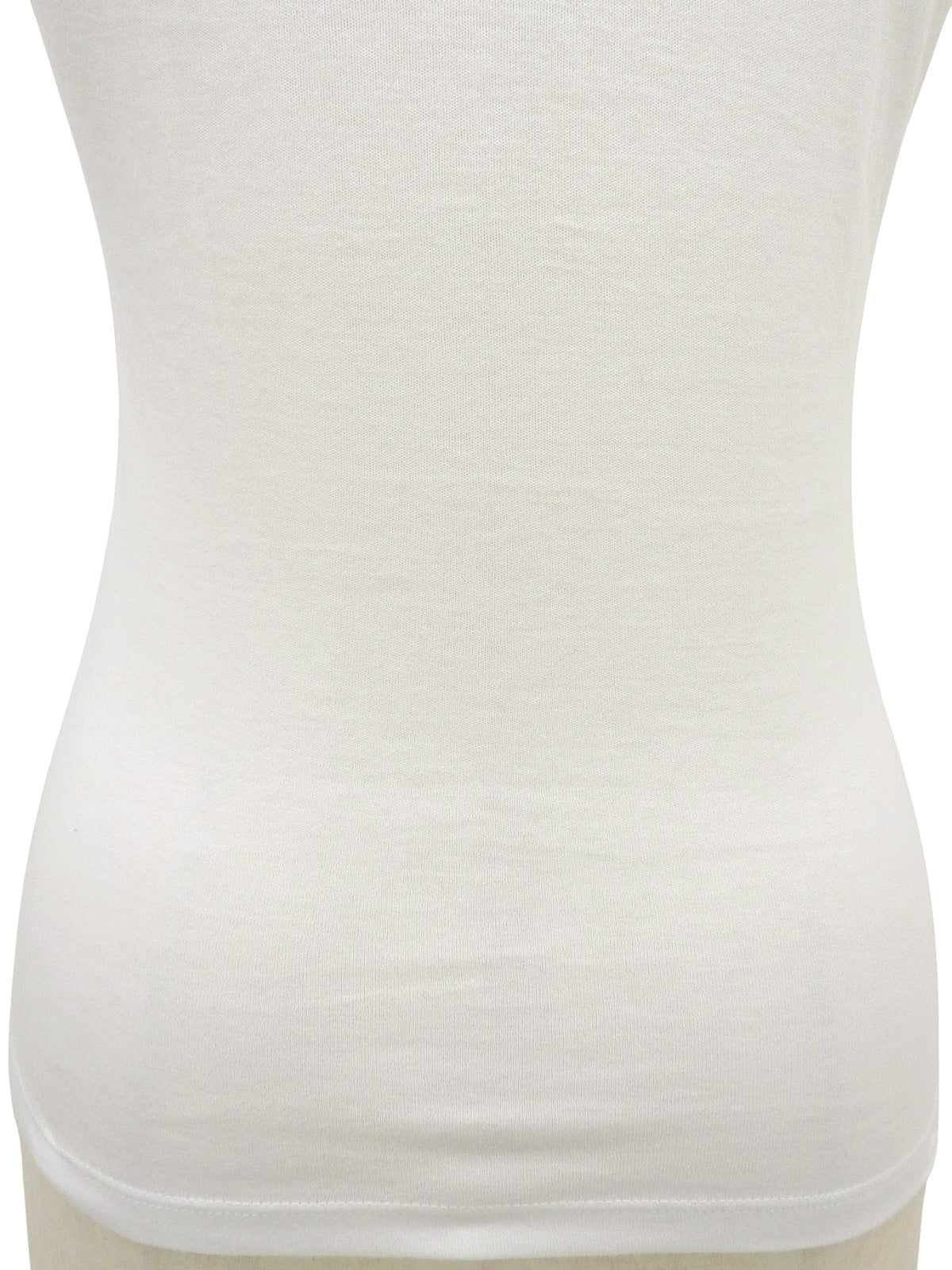 White Rhinestone Flower Design T-shirt