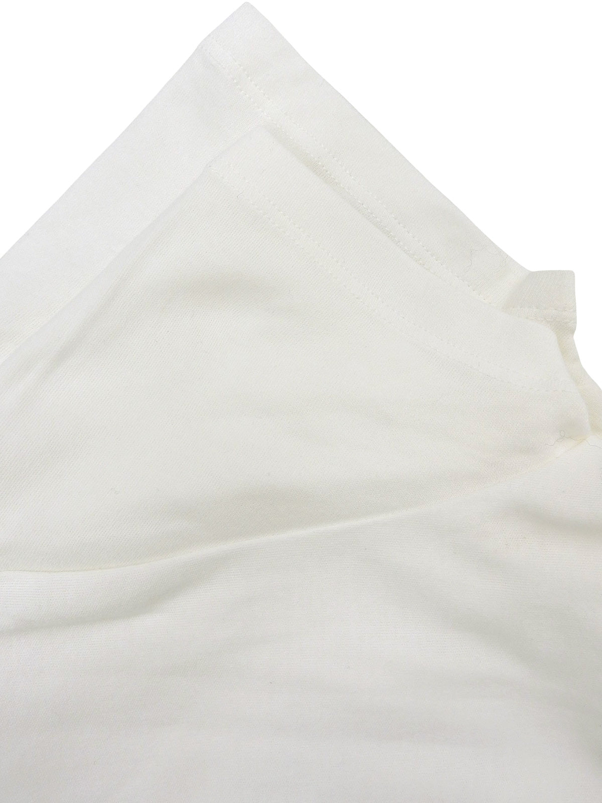White Rhinestone Flower Design T-shirt