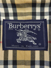 Nova Check Lining Trench Coat in Beige