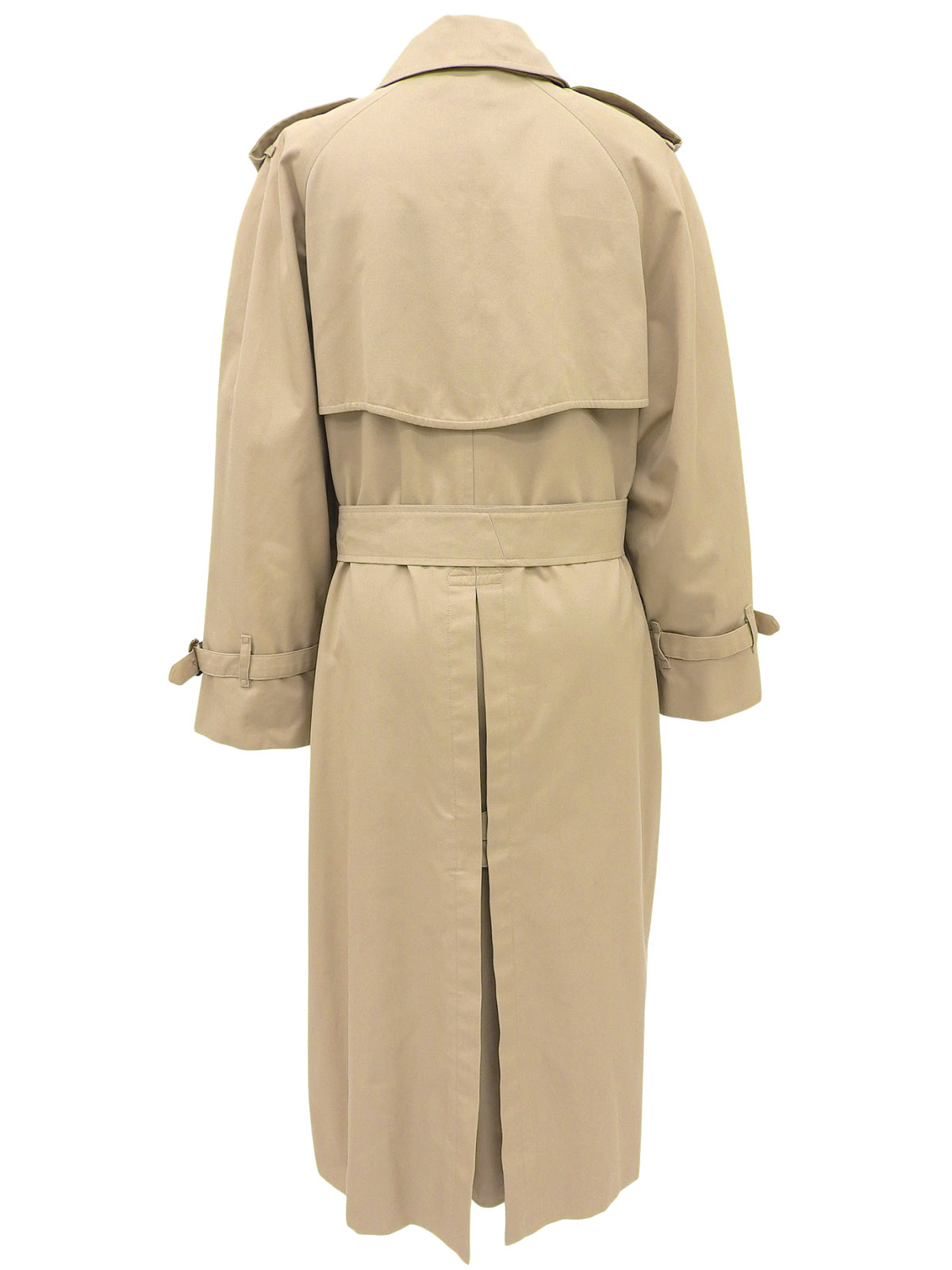 Nova Check Lining Trench Coat in Beige