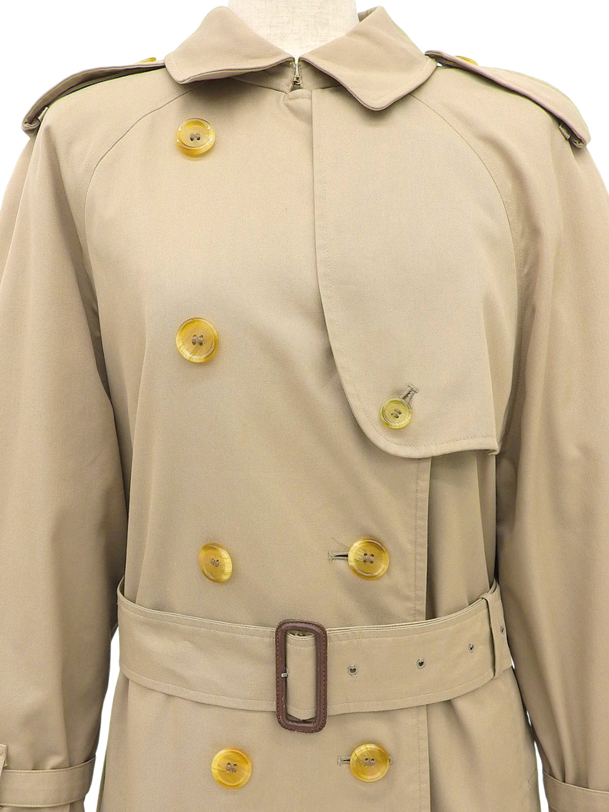 Nova Check Lining Trench Coat in Beige