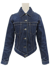 デニムロゴボタンジャケット インディゴ