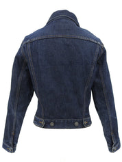 デニムロゴボタンジャケット インディゴ