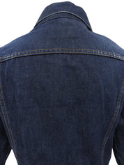 デニムロゴボタンジャケット インディゴ