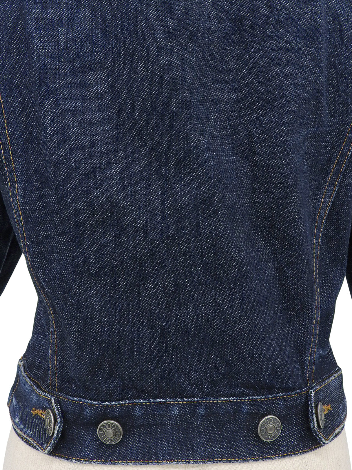 デニムロゴボタンジャケット インディゴ