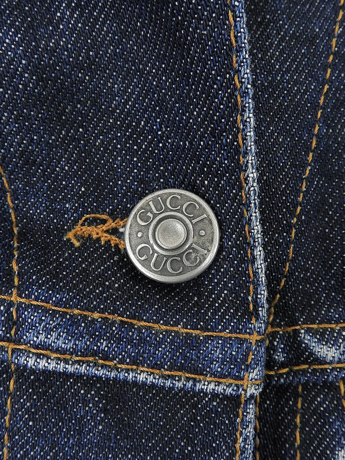 デニムロゴボタンジャケット インディゴ