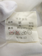 ギンガムチェックパターンジャケット ブラック/ホワイト