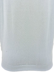 シルクニットコンビストーンパターンポロシャツ ライトブルー/マルチ