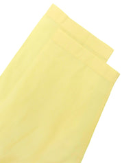 コットンスナップボタンポロシャツ イエロー